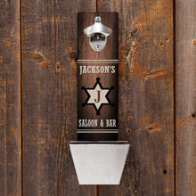 Load image into Gallery viewer, Personalized Bottle Opener - Wall Mounted - 12 Designs | JDS