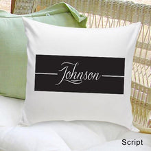 Load image into Gallery viewer, Personalized Family First Throw Pillow | JDS