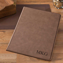 Load image into Gallery viewer, Personalized Portfolio - Faux Leather - with Note Pad - Executive Gift | JDS