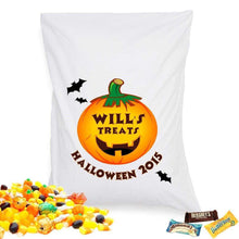 Cargar imagen en el visor de la galería, Personalized Halloween Treat Pillowcase | JDS