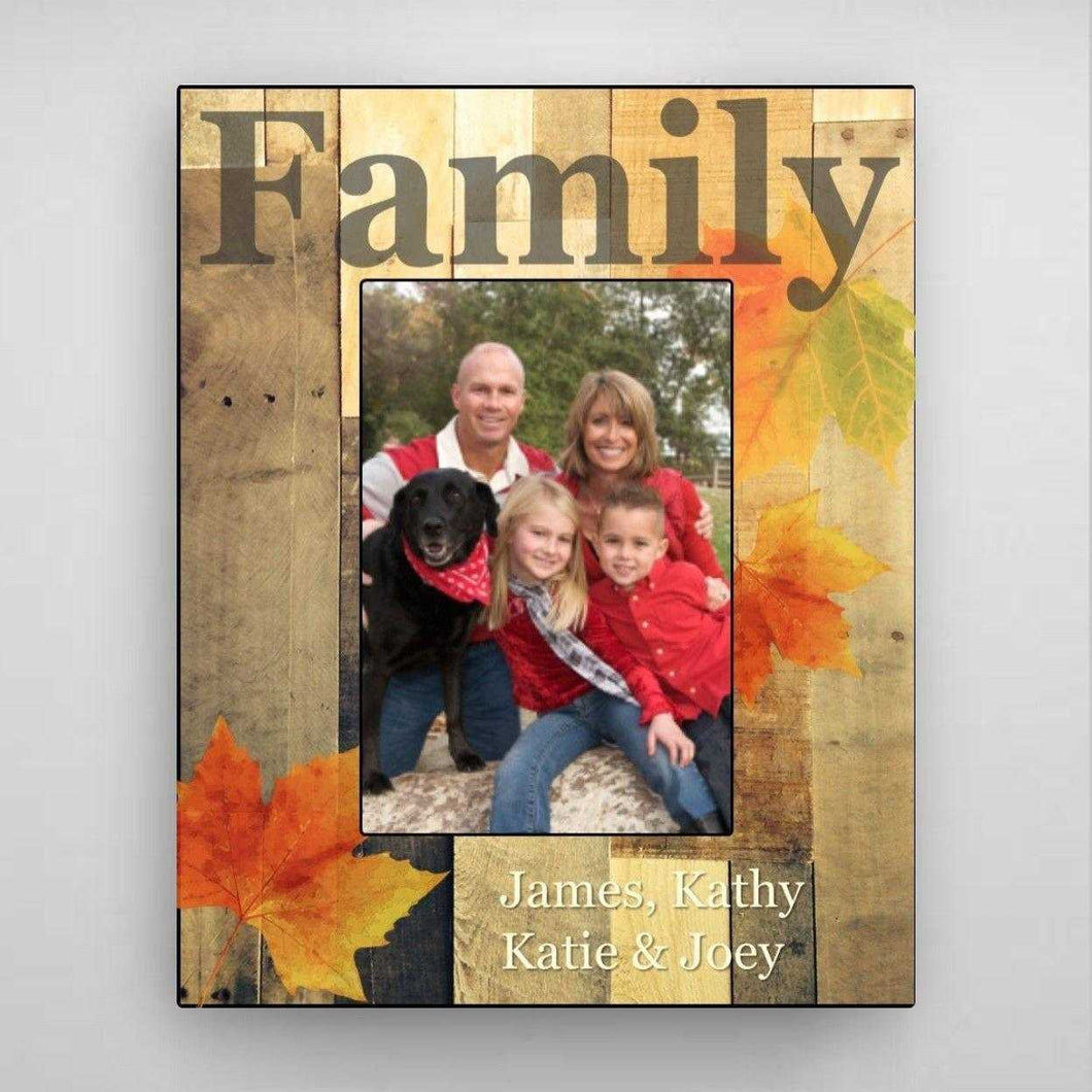 Personalized Family Fall Picture Frame | JDS