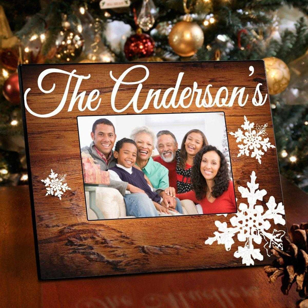 Personalized Family Rosewood Picture Frame | JDS