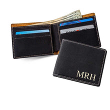 Load image into Gallery viewer, Personalized Wallets - Leatherette - Monogrammed - Executive Gifts | JDS