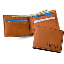 Cargar imagen en el visor de la galería, Personalized Wallets - Leatherette - Monogrammed - Executive Gifts | JDS