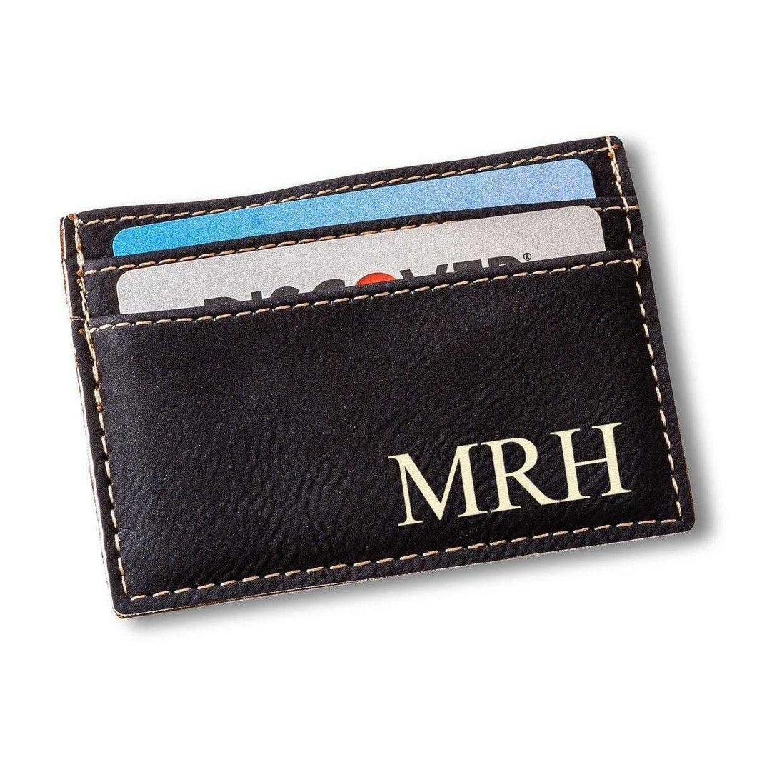Personalized Black Money Clip & Card Holder | JDS