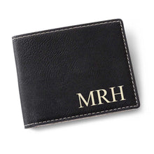 Cargar imagen en el visor de la galería, Personalized Wallets - Leatherette - Monogrammed - Executive Gifts | JDS