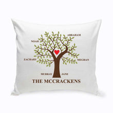 Load image into Gallery viewer, Personalized Family Tree Throw Pillow | JDS