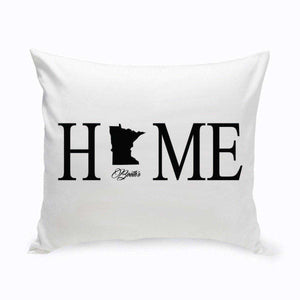 Personalized Home State Throw Pillow | JDS