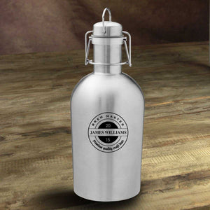 Personalized Stainless Steel Beer Growler | JDS