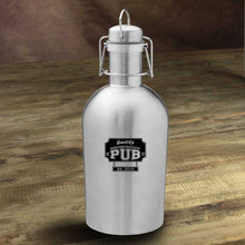 Load image into Gallery viewer, Personalized Stainless Steel Beer Growler | JDS