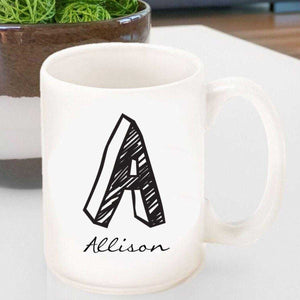 Personalized Coffee Mug - Monogrammed - Ceramic | JDS
