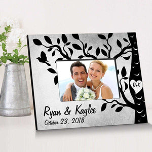 Personalized Etchings On The Tree Wooden Picture Frame | JDS