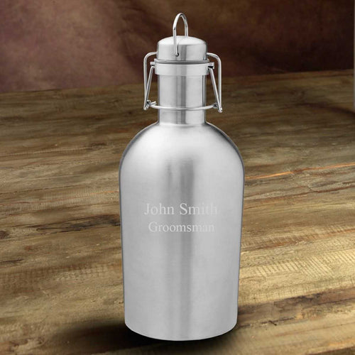 Personalized Insulated Stainless Steel Beer Growler | JDS