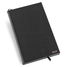 Load image into Gallery viewer, Personalized Black Writing Journal | JDS