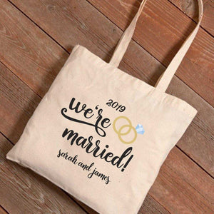 Personalized Tote Bag - We're Married | JDS