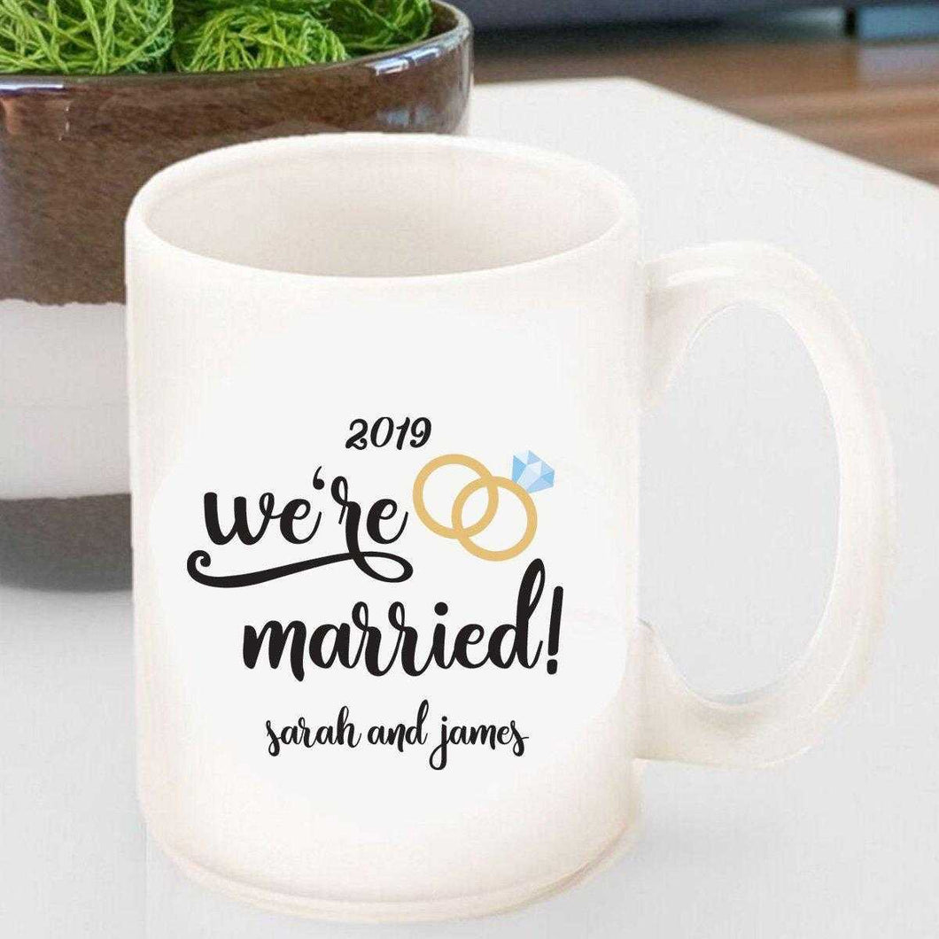 Personalized Coffee Mug - We're Married | JDS