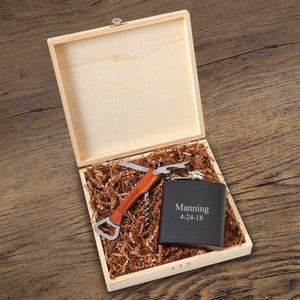 Irvine Groomsmen Flask Gift Box Set | JDS