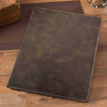 Load image into Gallery viewer, Personalized Rustic Portfolio with Notepad | JDS