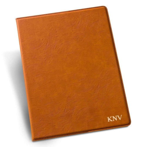 Personalized Rawhide Portfolio with Notepad | JDS