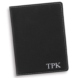 Personalized Black Passport Holder | JDS