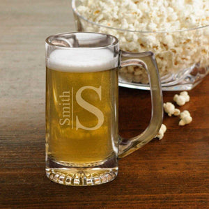 Personalized Beer Mugs - Sports Mug - Monogram - 12 oz. | JDS
