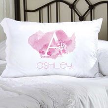 Load image into Gallery viewer, Personalized Kids Watercolor Pillowcase | JDS