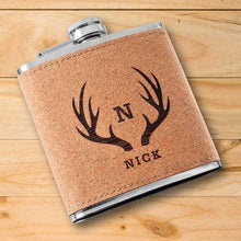 Load image into Gallery viewer, Personalized Cork Flask | JDS