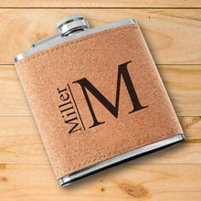 Load image into Gallery viewer, Personalized Cork Flask | JDS