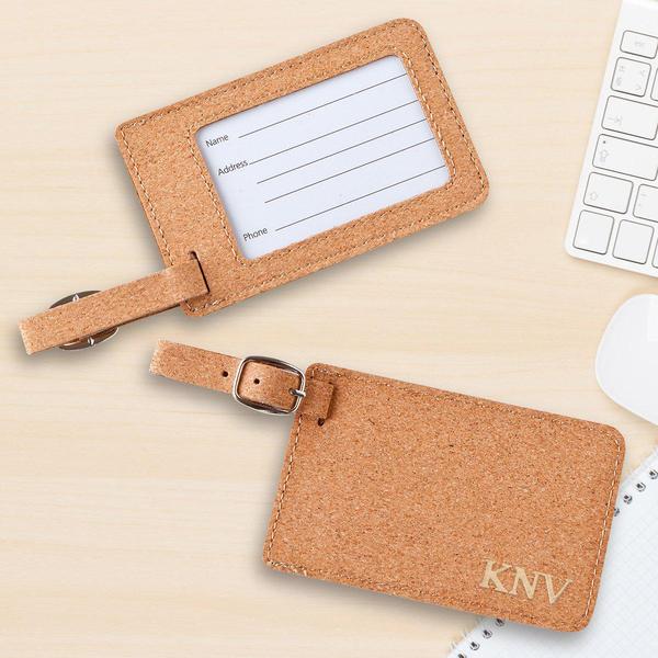 Personalized Cork Luggage Tag | JDS