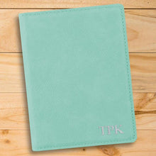 Load image into Gallery viewer, Personalized Mint Passport Holder | JDS