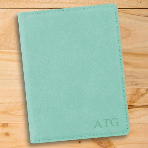 Personalized Mint Portfolio with Notepad | JDS