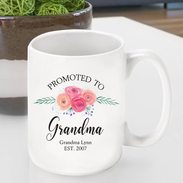 Promoted to Grandma Coffee Cup | JDS