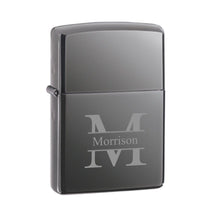 Load image into Gallery viewer, Personalized Lighters - Zippo - Black Ice - Groomsmen Gifts | Zippo
