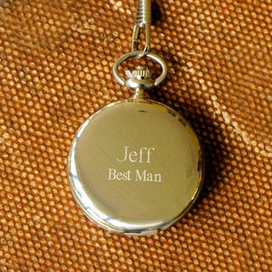 Personalized High Polish Pocket Watch | JDS