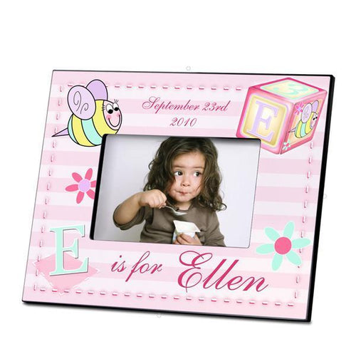 Personalized Girly Bee picture frame | JDS