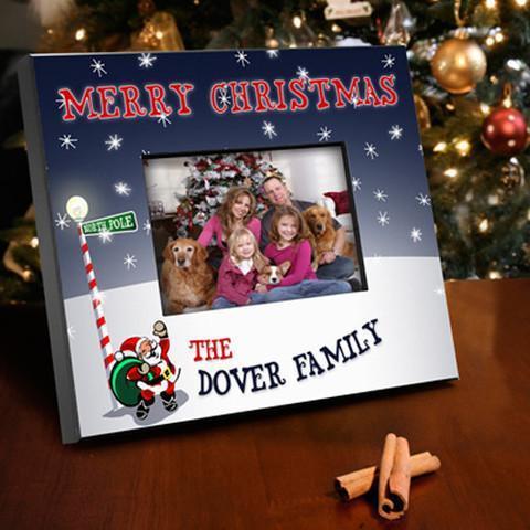 Personalized Family Holiday Frame - Santa | JDS