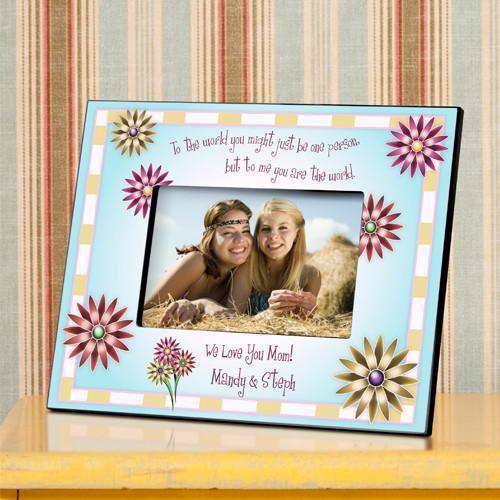Personalized Mothers Poem Frame - You Are The World To Me | JDS