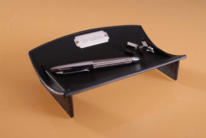 Personalized Leather Desk Caddie | JDS