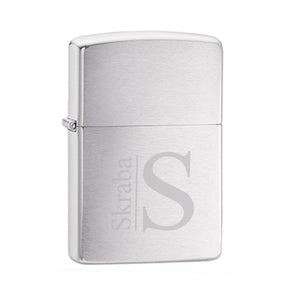 Personalized Lighters - Zippo - Brushed Chrome | Zippo