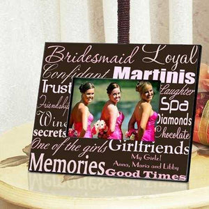 Personalized Bridesmaid Picture Frame | JDS