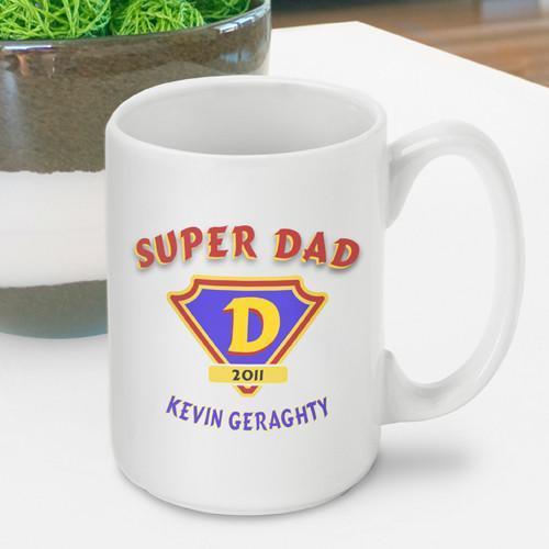 Personalized Super Dad Coffee Mug | JDS