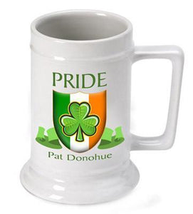 Personalized Irish Pride Beer Stein | JDS