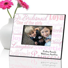 画像をギャラリービューアに読み込む, Personalized Junior Bridesmaid Picture Frame | JDS