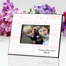 Cargar imagen en el visor de la galería, Personalized Flower Girl Picture Frame