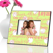 Load image into Gallery viewer, Personalized Flower Girl Picture Frame