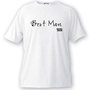 Personalized Script Series Best Man T-Shirt | JDS