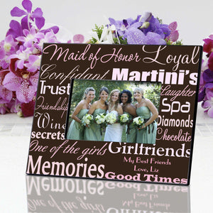Personalized Maid of Honor Picture Frame | JDS