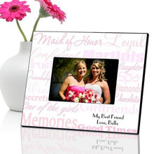 Load image into Gallery viewer, Personalized Maid of Honor Picture Frame | JDS