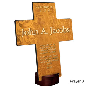 Personalized Gardens of Grace Cross with Stand | JDS