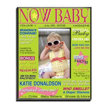 Personalized Baby Girl Magazine Frame | JDS